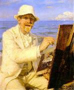 Peter Severin Kroyer Self Portrait  2222 oil